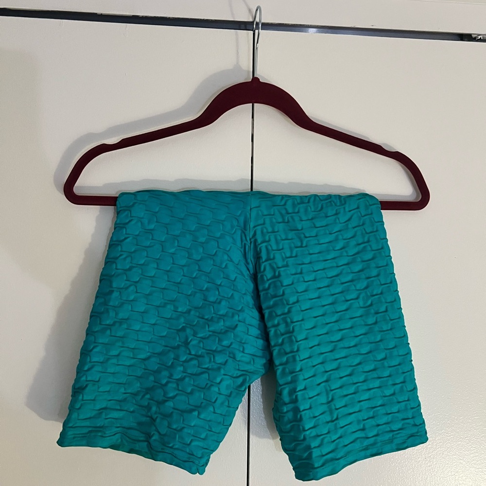 Booty by Brabants Teal Athletic Shorts One Size
